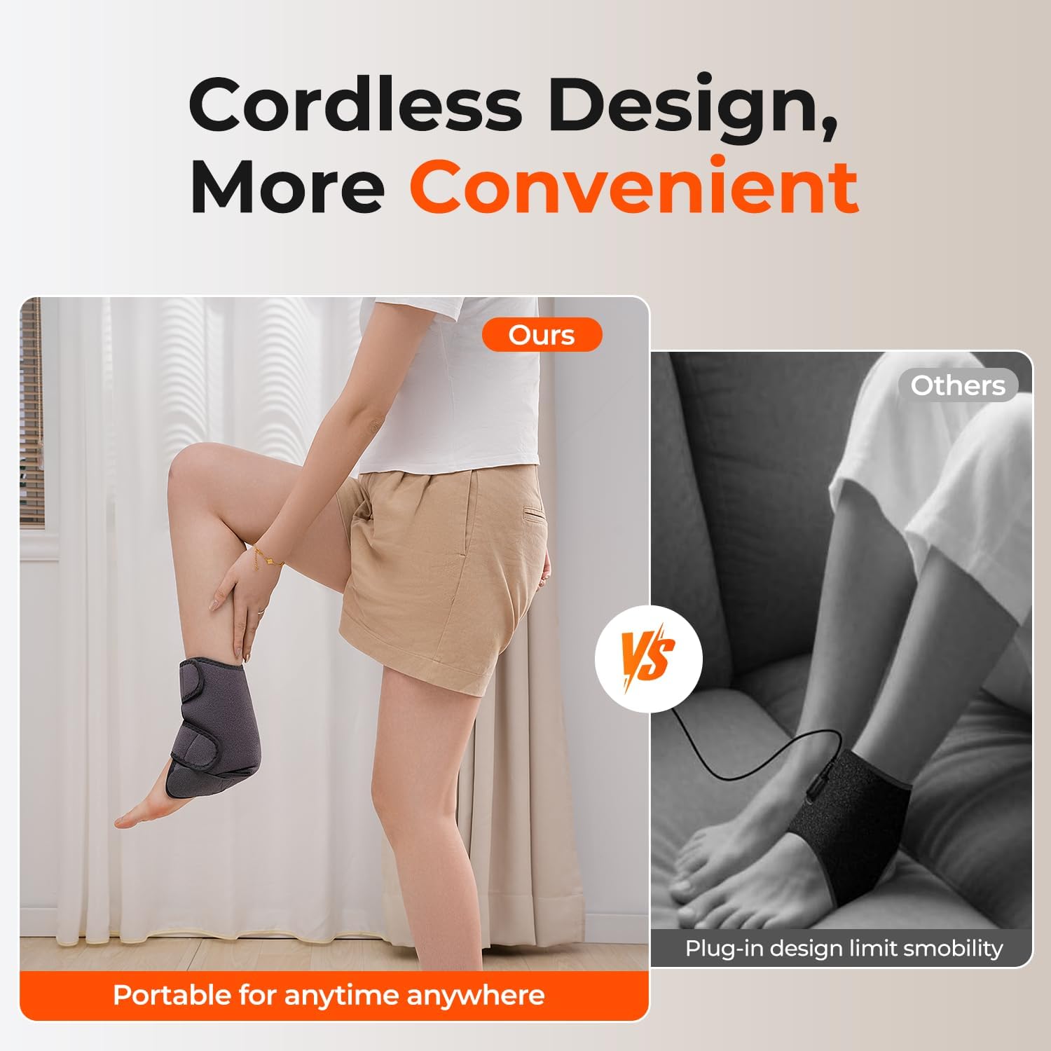 Aparat Masaj cu Încălzitor Portabil fără Fir